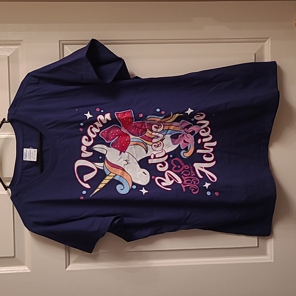 Woman's Blue Unicorn T-shirt